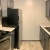 Kitchen counter with a dishwasher and sink